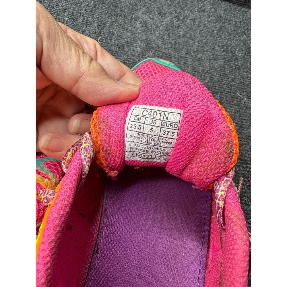 Asics Gel Noosa Tri 9 Womens Running Shoes Pink Orange Neon C401N US 5